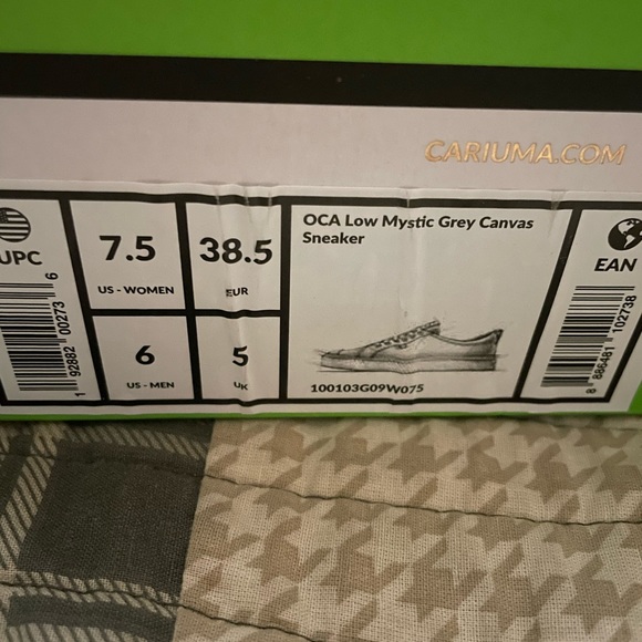 OCA Low Mystic Grey Canvas Sneakers - Picture 5 of 7